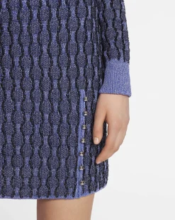 Clearance Short skirt in lurex jacquard Women Skirts & Shorts