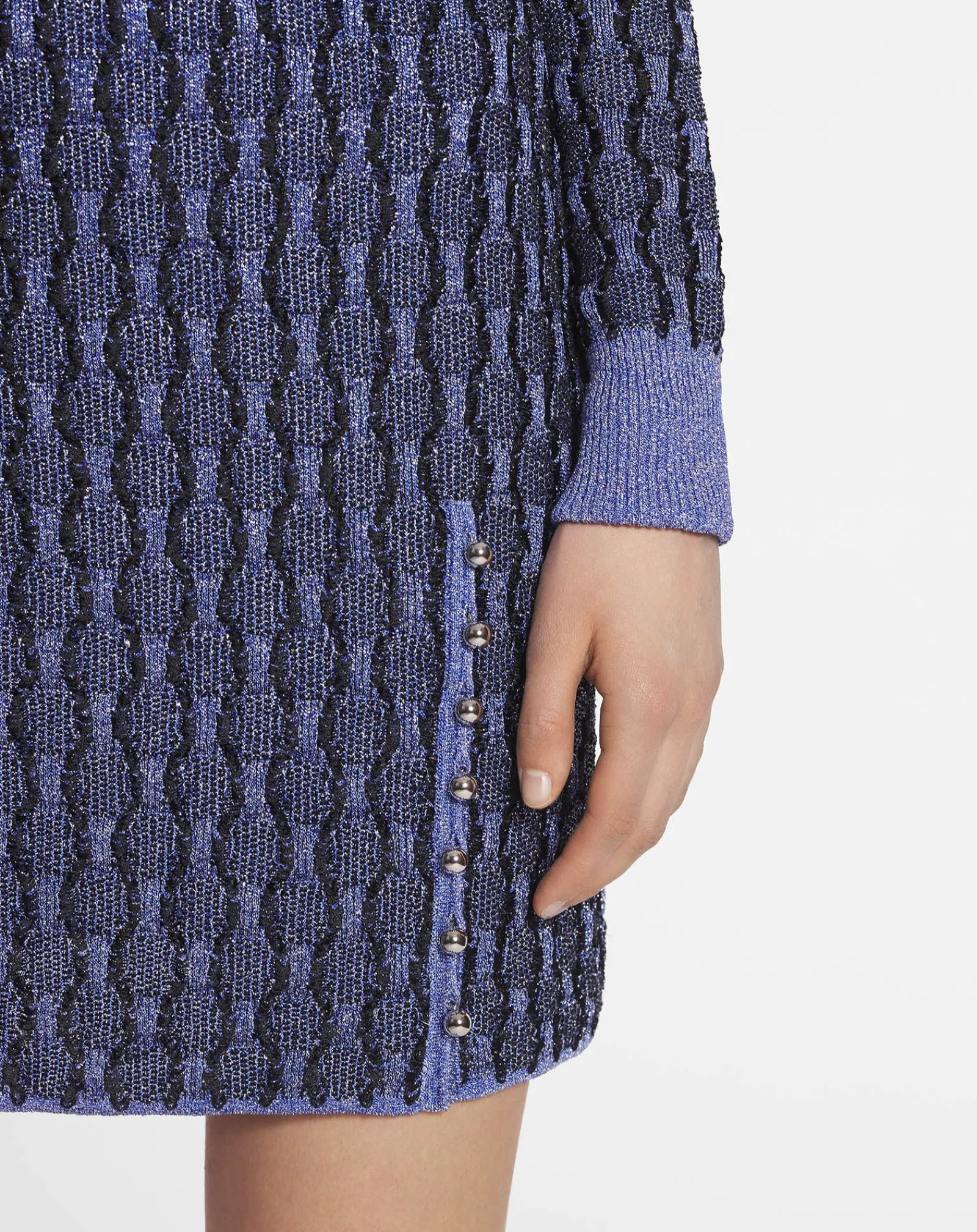 Clearance Short skirt in lurex jacquard Women Skirts & Shorts