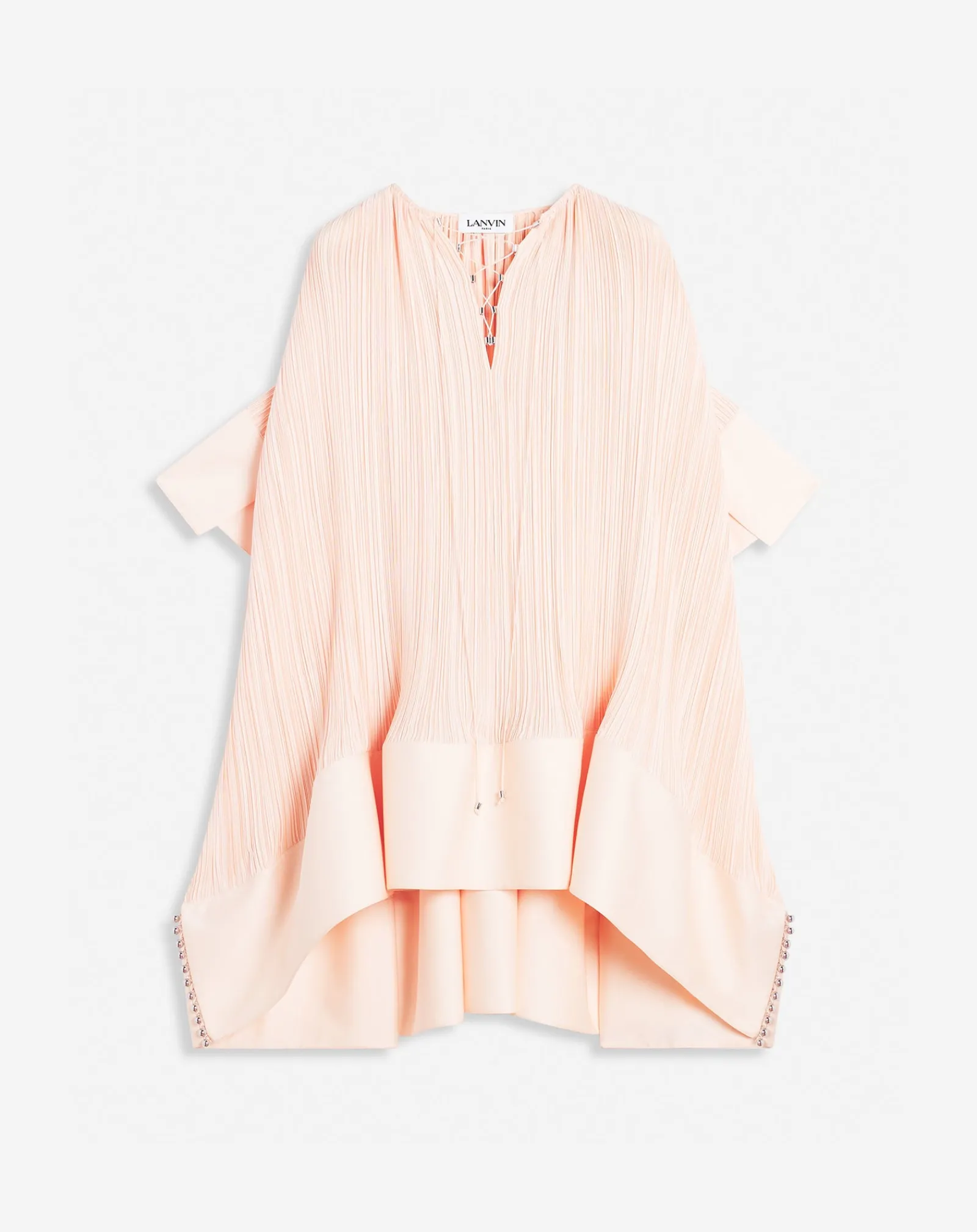 Outlet Short-sleeved pleated dress Women Dresses