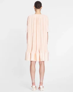 Outlet Short-sleeved pleated dress Women Dresses
