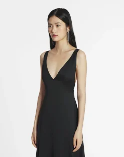 Silk bowling dress Women Dresses