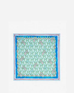 Hot Silk scarf with a sports print Women Silks & Scarves