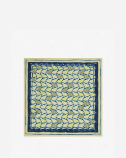 Silk scarf with a sports print Women Silks & Scarves