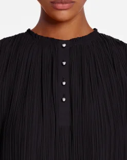 Outlet Sleeveless pleated top Women Tops