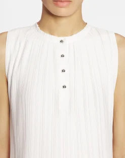 Sale Sleeveless pleated top Women Tops