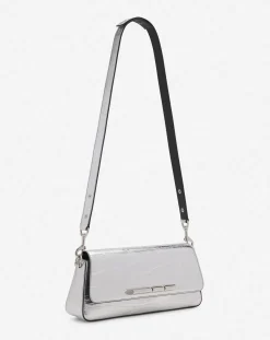 Outlet Séquence by baguette bag in metallic leather Women Crossbody Bags & Shoulder Bags