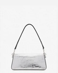 Outlet Séquence by baguette bag in metallic leather Women Crossbody Bags & Shoulder Bags