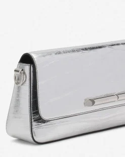 Outlet Séquence by baguette bag in metallic leather Women Crossbody Bags & Shoulder Bags