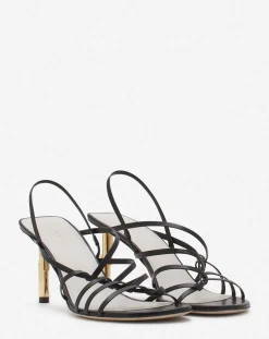 Hot Séquence by leather sandals Women Sandals & Mules