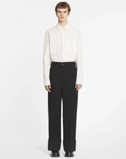 Outlet Straight striped shirt Shirts