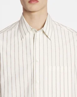 Outlet Straight striped shirt Shirts
