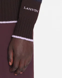 Outlet Striped mock turtleneck sweater Knitwear & Sweatshirts
