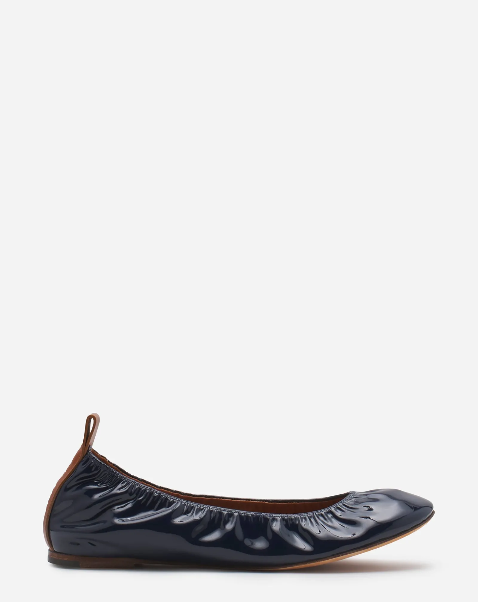 Outlet The ballerina flat in patent leather Women Ballerinas