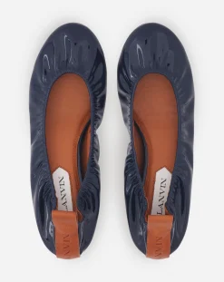 Outlet The ballerina flat in patent leather Women Ballerinas