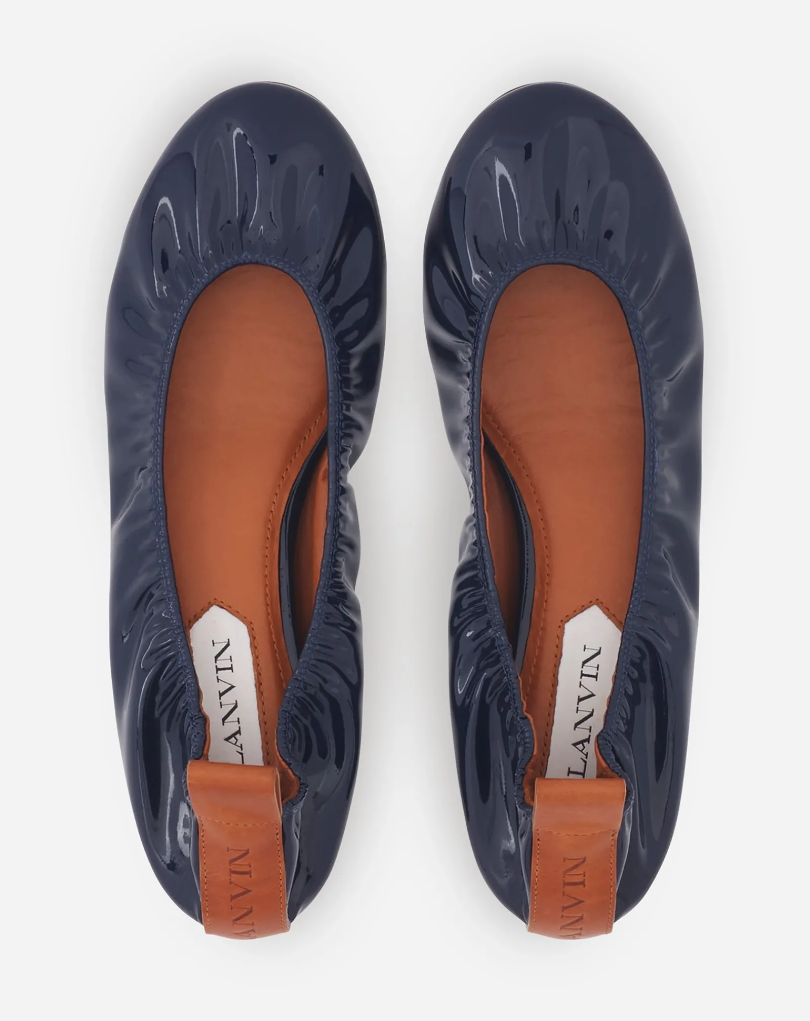 Outlet The ballerina flat in patent leather Women Ballerinas