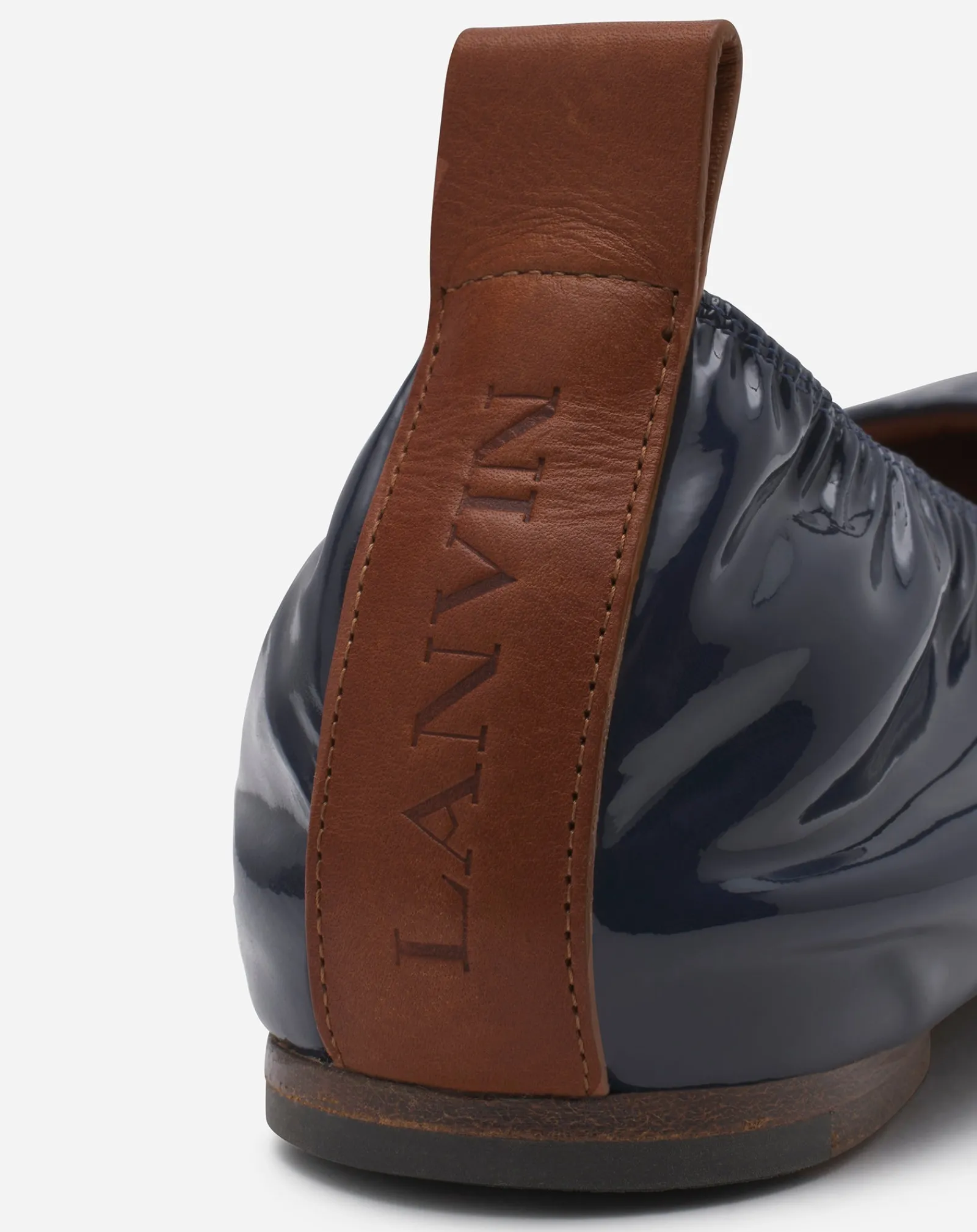 Outlet The ballerina flat in patent leather Women Ballerinas