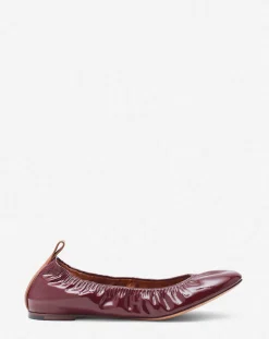 Discount The ballerina flat in patent leather Women Ballerinas