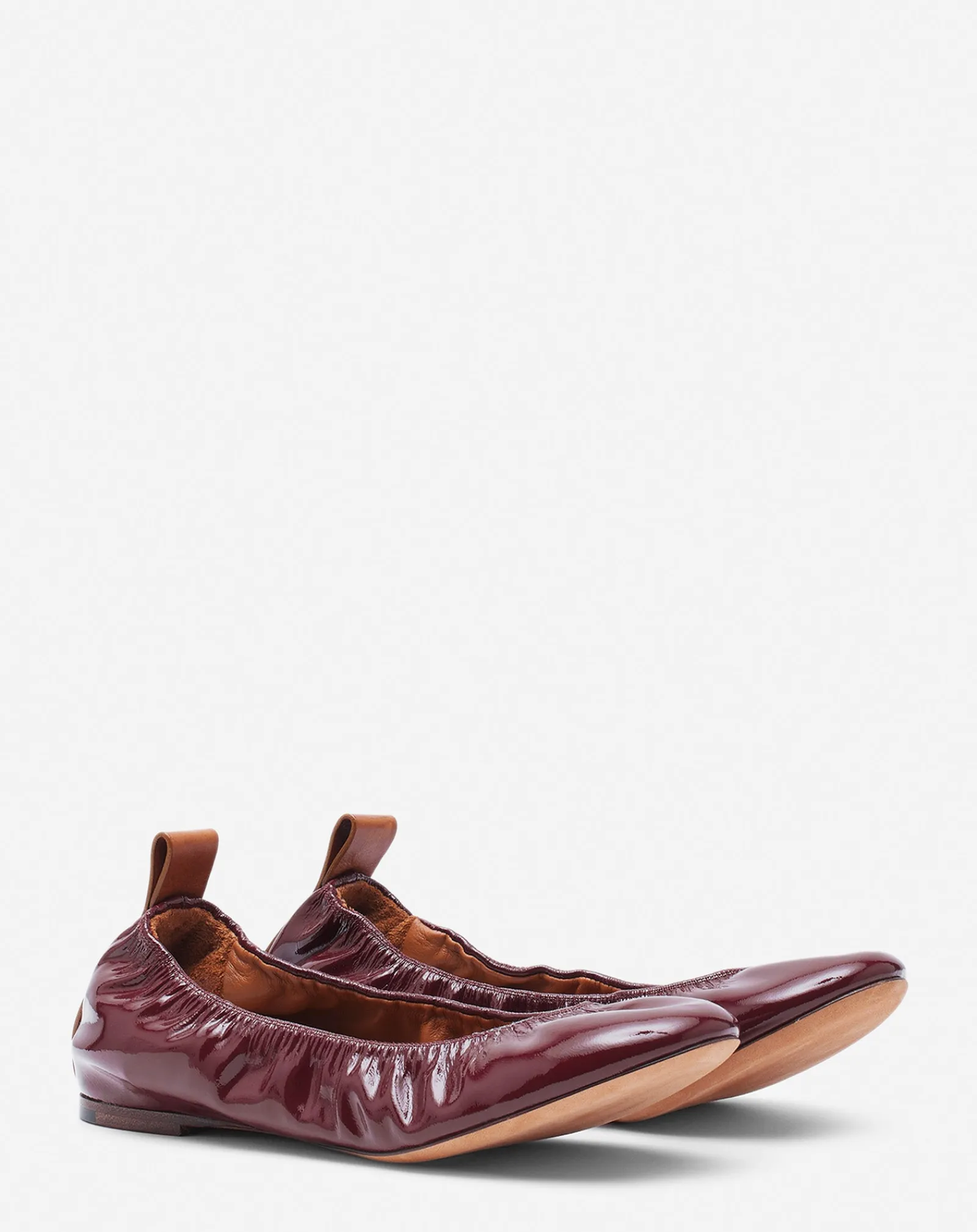 Discount The ballerina flat in patent leather Women Ballerinas
