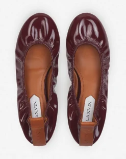 Discount The ballerina flat in patent leather Women Ballerinas