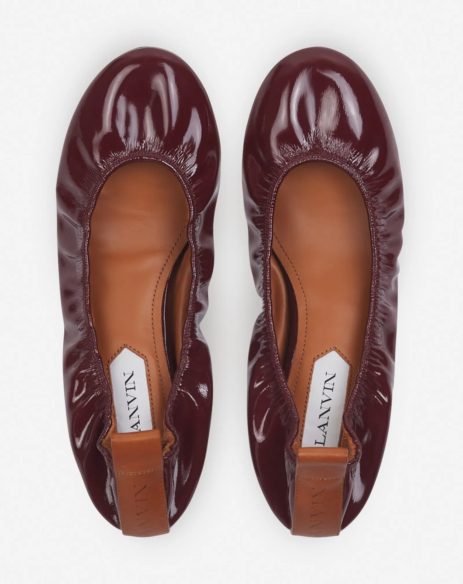Discount The ballerina flat in patent leather Women Ballerinas