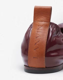 Discount The ballerina flat in patent leather Women Ballerinas