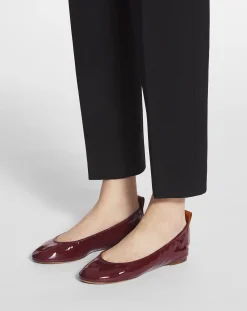 Discount The ballerina flat in patent leather Women Ballerinas