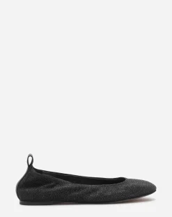 Discount The glittery suede ballerina flat Women Ballerinas