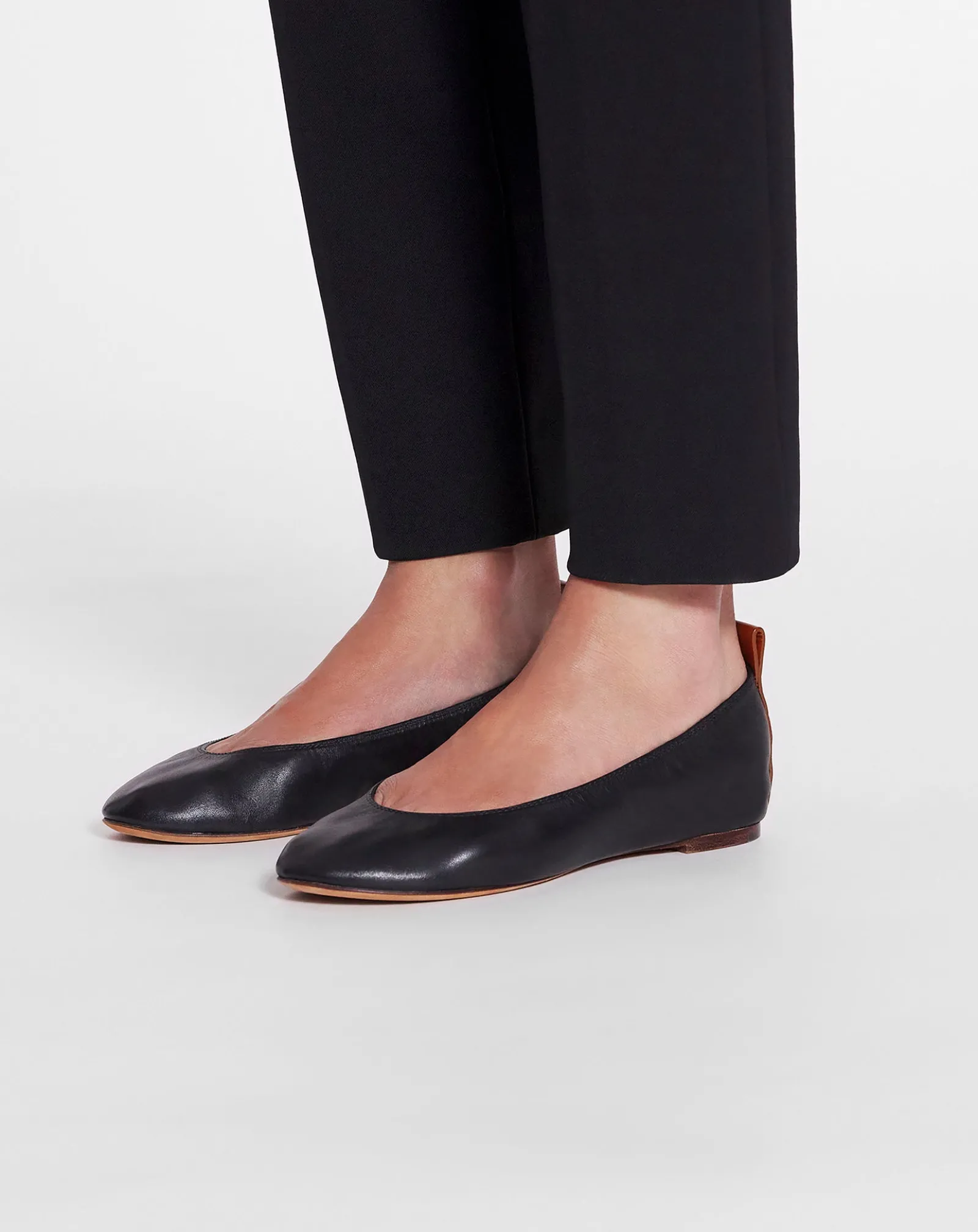 Clearance The leather ballerina flat Women Ballerinas