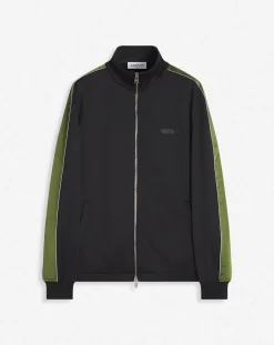 Outlet Tracksuit jacket with satin stripes Coats & Jackets
