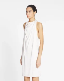 Best Twisted back scarf dress Women Dresses