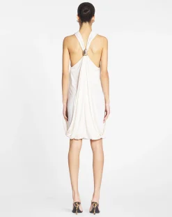 Best Twisted back scarf dress Women Dresses