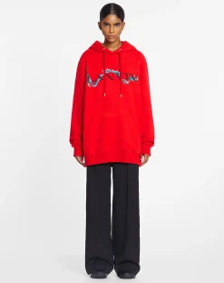 Sale Unisex dragon print loose-fitting hoodie Women T-shirts & Sweatshirts