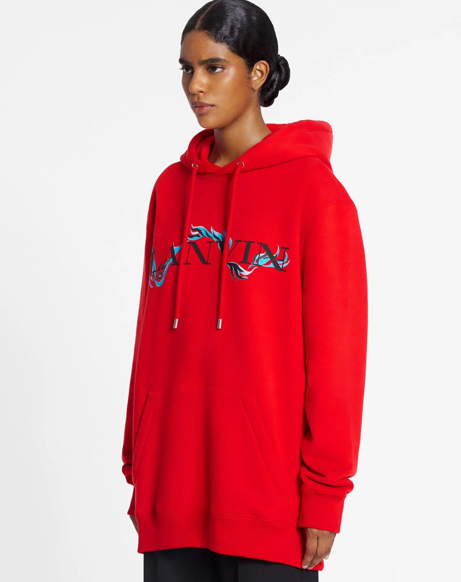 Sale Unisex dragon print loose-fitting hoodie Women T-shirts & Sweatshirts