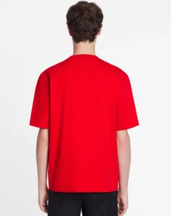 Sale Unisex dragon print loose-fitting t-shirt T-shirts & Polos