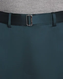 Wide-leg pants with cuffs Women Pants